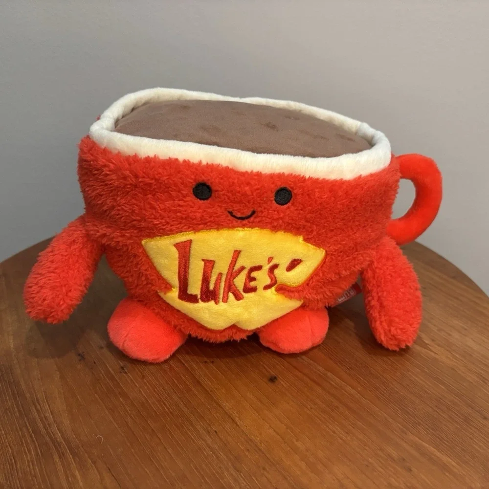 Bum Bumz Russ Gilmore Girls LUKE'S COFFEE Red Coffee Cup Stuffed Plush Toy Fan